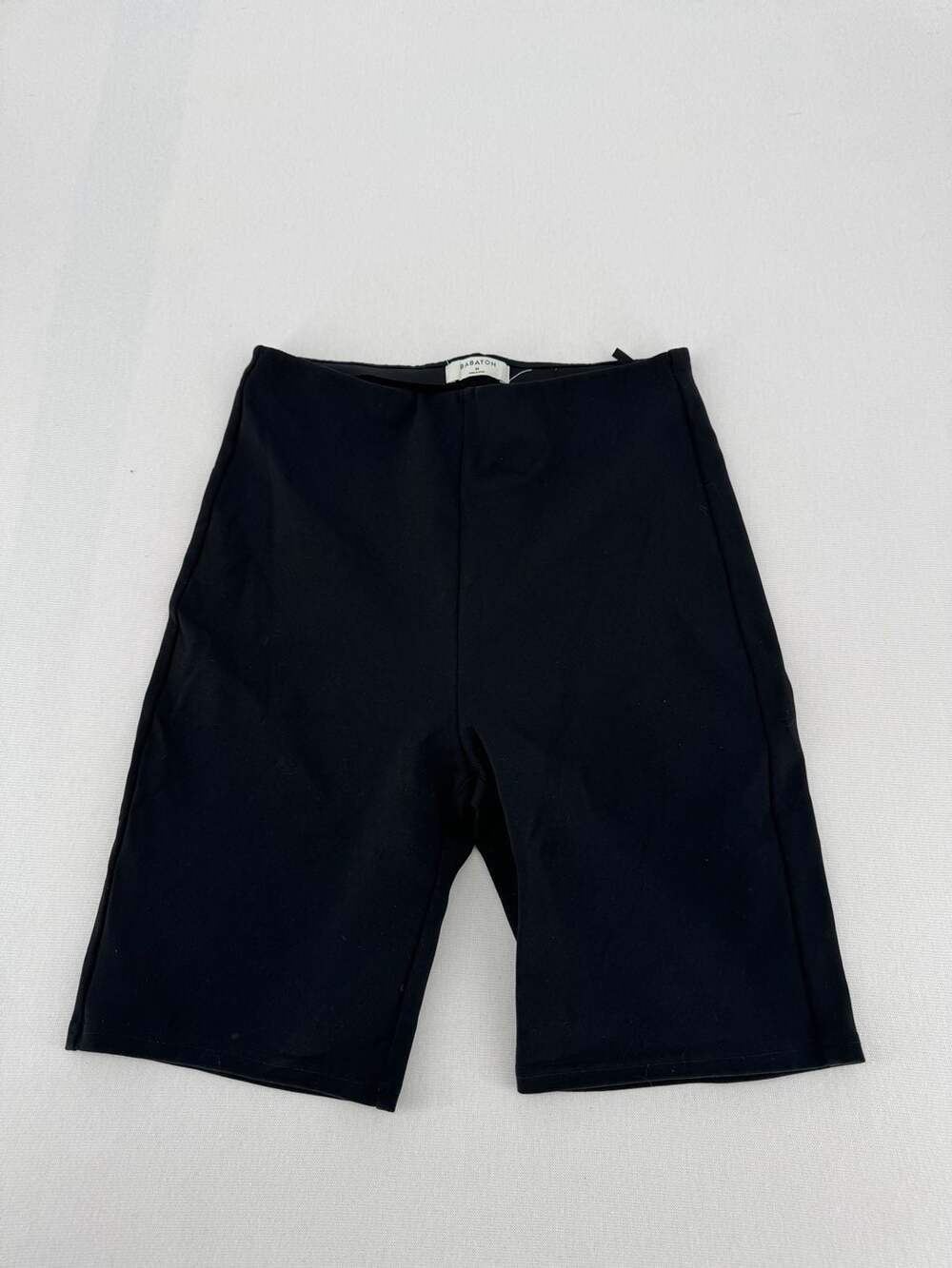 Babaton Shorts Size M Black Stretch Viscose High Rise